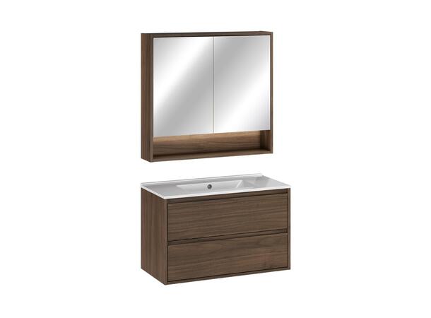 Møbelpakke  VIola VILLA 80 80x46x45 -  2  Skuffer Valnøtt