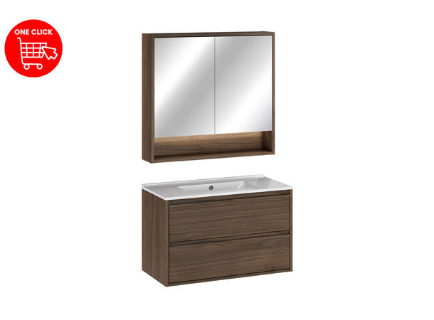 Møbelpakke  VIola VILLA 80 80x46x45 -  2  Skuffer Valnøtt