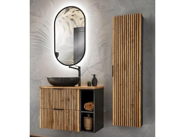 Møbelpakke  XILO BLACK 100 cm 100x46x57 - 2 Skuffer