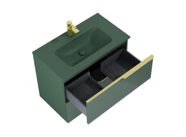 Møbelservant 80 cm 81x15x46cm - forest green matt