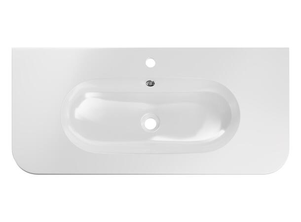 Møbelservant PURE WHITE GLOSS  100 100x12x46cm - Hvit