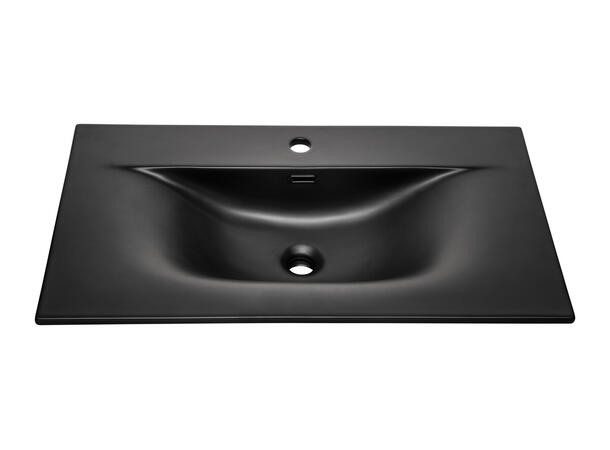 Møbelservant SKY 1 80 DP  BLACK 81x17x46cm - Svart  matt