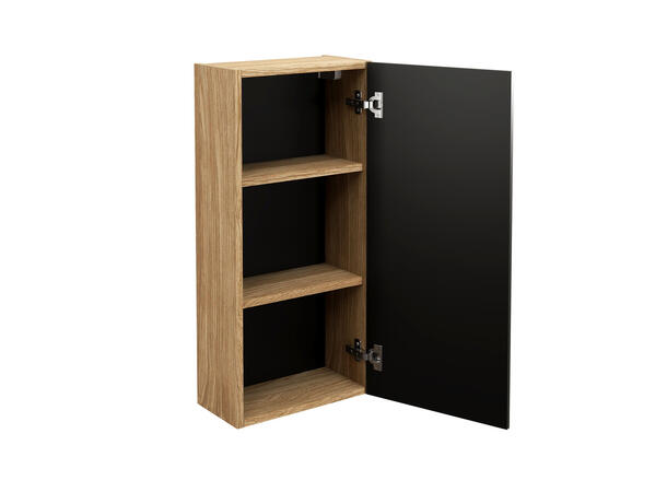 Overskap LUXOR BLACK  m/1 dør 35x19x75