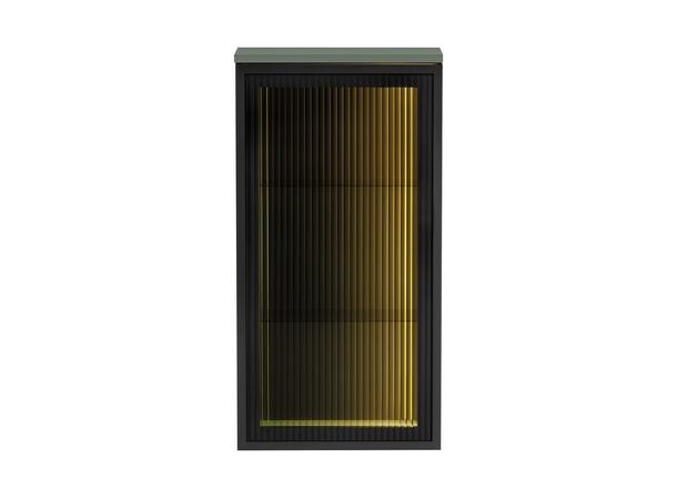 Overskap  m/LED-belysning 40x13x78  m/1 dør- Sivgrønn