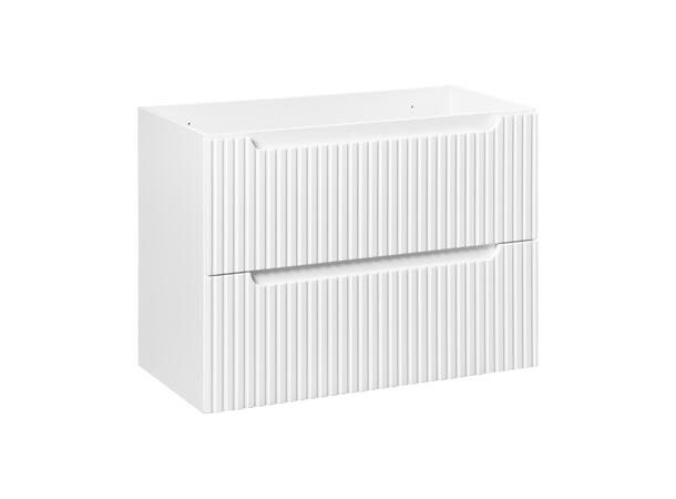 Servantskap NOVA WHITE 80 cm 80x39x57 - 2 Skuffer