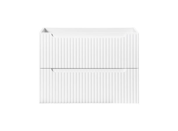 Servantskap NOVA WHITE 80 cm 80x39x57 - 2 Skuffer