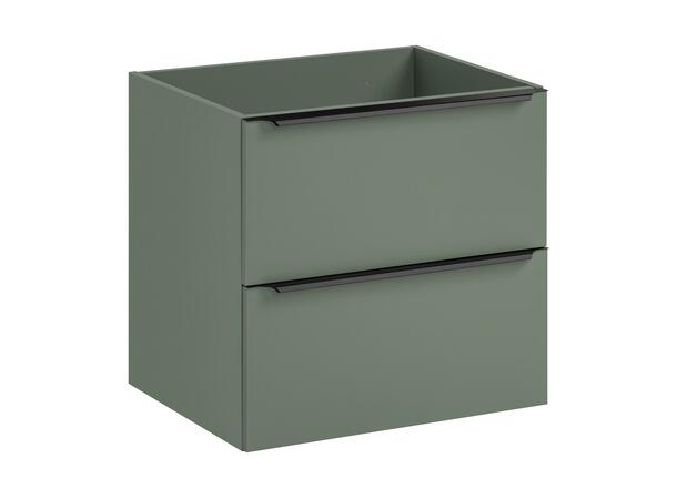 Servantskap SKOGSGRØNN  60 60x46x57 -  2 Skuffer - Sivgrønn