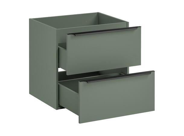 Servantskap SKOGSGRØNN  60 60x46x57 -  2 Skuffer - Sivgrønn
