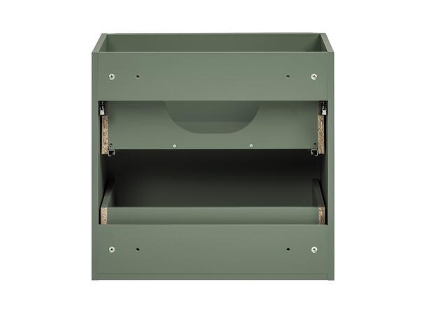 Servantskap SKOGSGRØNN  60 60x46x57 -  2 Skuffer - Sivgrønn