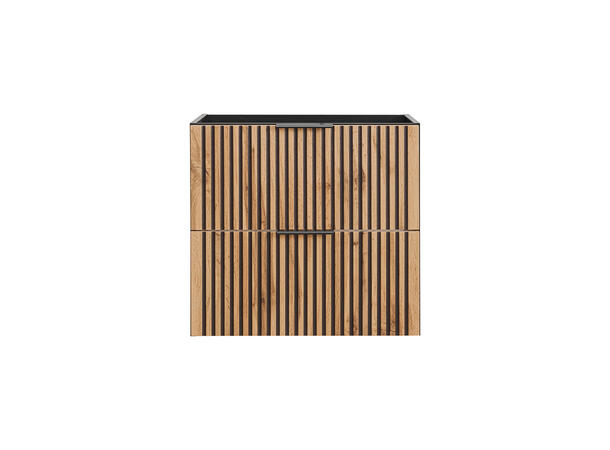 Servantskap XILO BLACK  60 60x46x57 -  2 Skuffer
