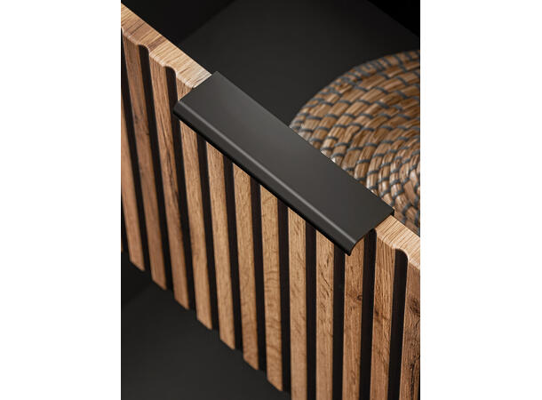 Servantskap XILO BLACK  60 60x46x57 -  2 Skuffer