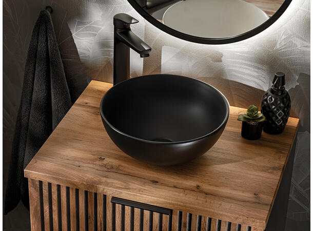 Servantskap XILO BLACK  60 60x46x57 -  2 Skuffer