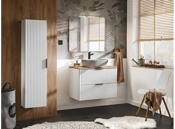 Toppmontert Servant ANNA STONE 50 50x13x38 cm - Stein matt