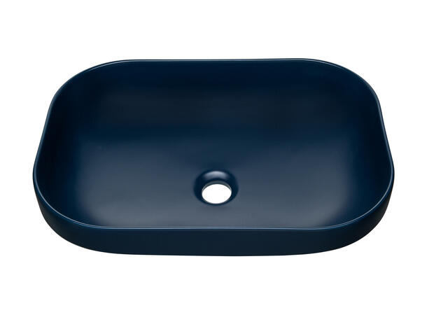 Toppmontert Servant NELI DARK BLUE 50x14x35 cm - Mørkeblå
