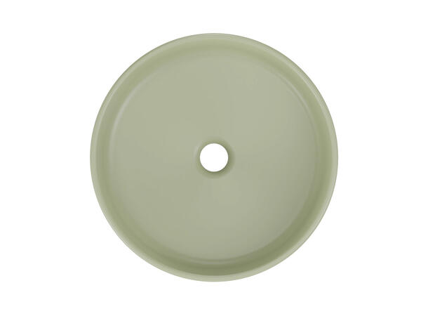 Toppmontert Servant OLIVE GREEN MATT 40x12x40 cm - Grønn matt