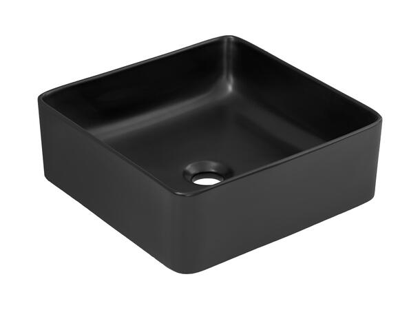 Toppmontert Servant  SLIM 40 BLACK 37x13x37 cm - Svart  matt