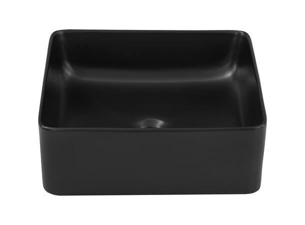 Toppmontert Servant  SLIM 40 BLACK 37x13x37 cm - Svart  matt