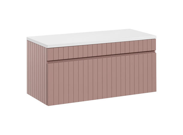 Underskap m/benkeplate ICONIC ROSE 100 100x46x45- 1 Skuff
