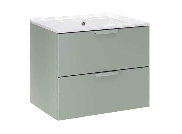 Underskap med servant Aster Green 60 60x46x50 - 2 Skuffer