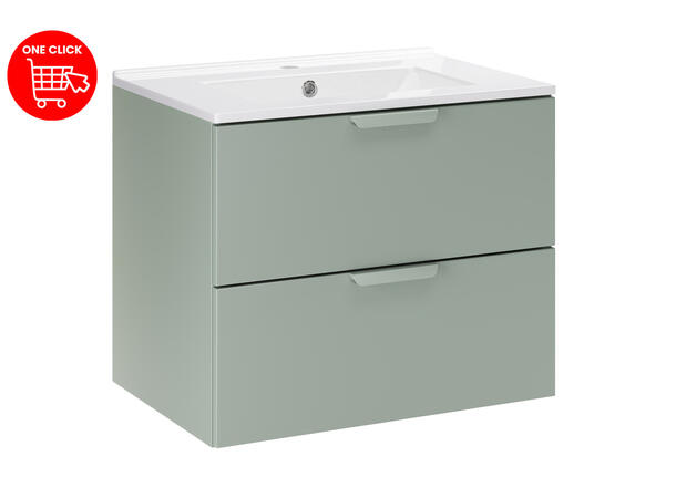 Underskap med servant Aster Green 60 60x46x50 - 2 Skuffer