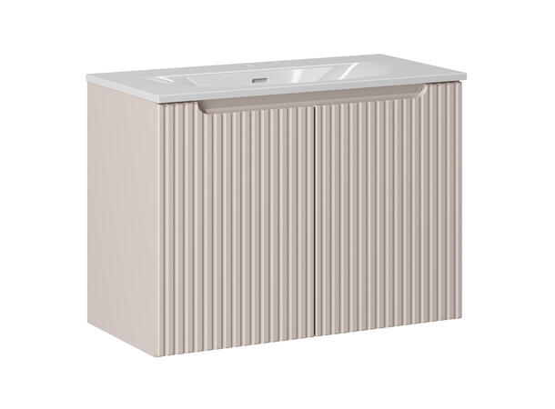 Underskap med servant NOVA CASHMERE 80 80x39x57- m/2 dør