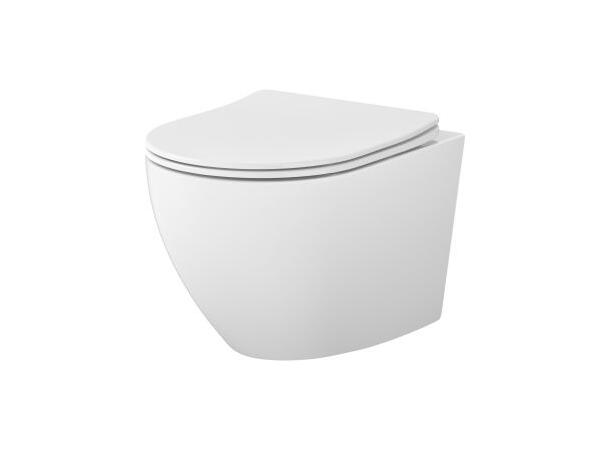 Vegghengt toalettpakke  OvalLine 49x36 - Vortex flush - Kompakt