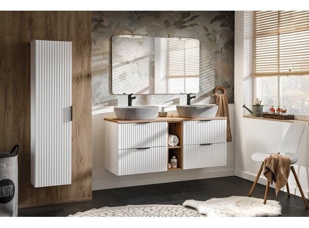Høyskap  ADEL WHITE H = 140 cm - m/1 dør