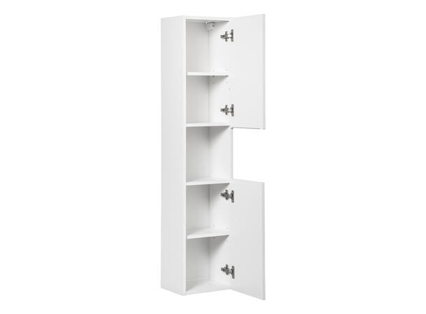 Høyskap  NOVA WHITE H = 140 cm  m/2 dør