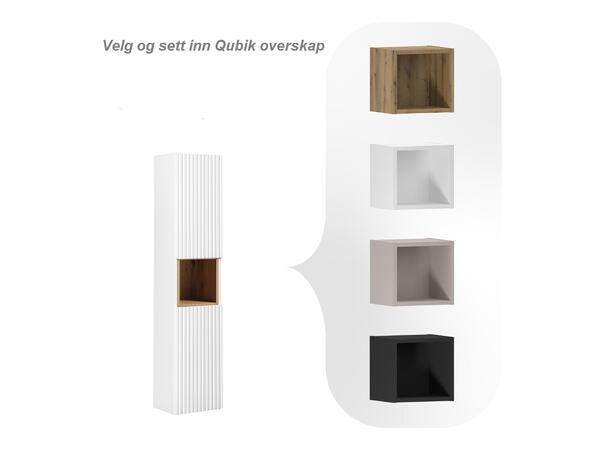 Høyskap  NOVA WHITE H = 140 cm  m/2 dør
