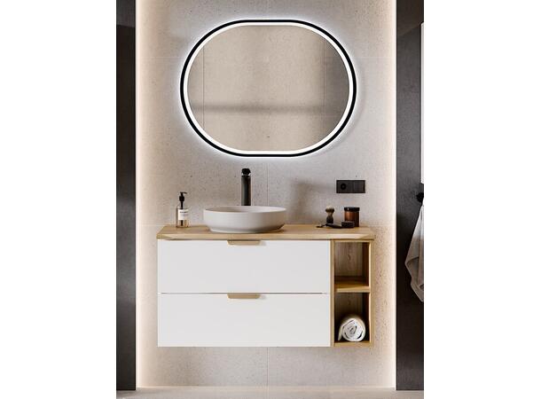 Møbelpakke Aster White 100 120x46x50- Alt i én pakke!