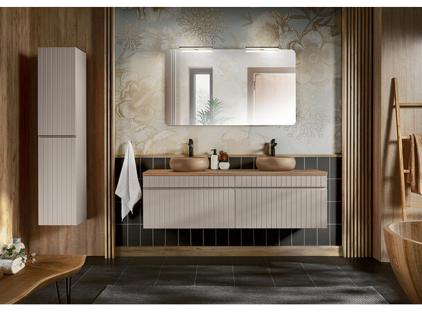 Møbelpakke ICONIC CASHMERE 160 160x46x45- 2 Skuffer