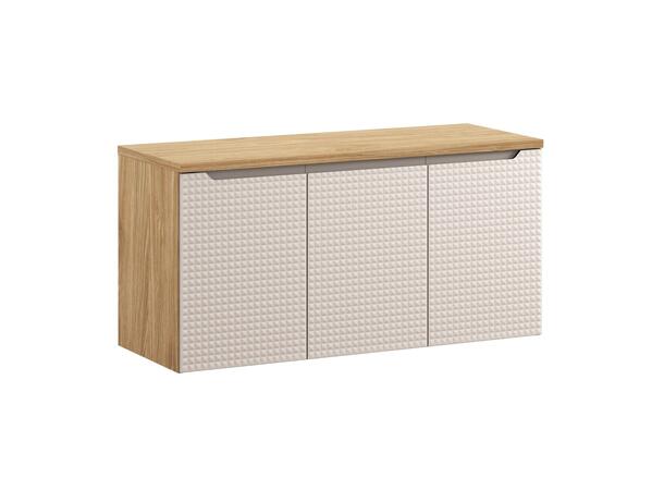 Møbelpakke LUXOR BEIGE 120 120x46x57 m/3 dør