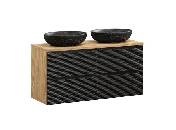 Møbelpakke OCEAN BLACK  120 120x46x57 - 4 Skuffer