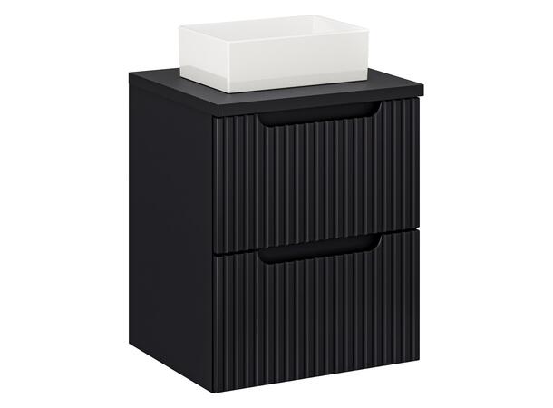 Møbelpakke  NOVA BLACK 50 cm 50x39x57- 2 Skuffer