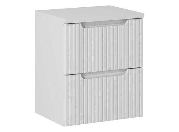 Møbelpakke  NOVA WHITE 50 cm 50x39x57- 2 Skuffer