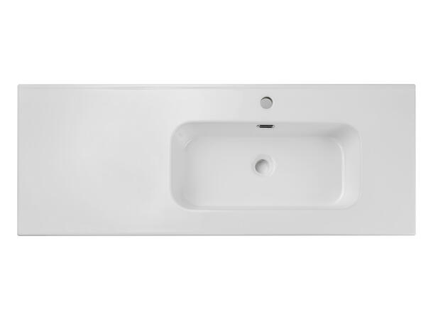 Møbelservant GO 2 120 H DP 121x17x46  cm - Hvit
