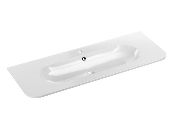 Møbelservant PURE WHITE GLOSS  120 120x12x46cm - Hvit