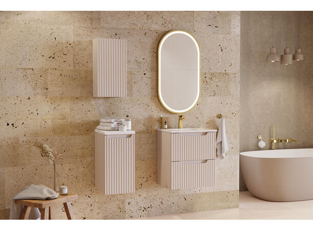 Møbelservant SKY 3 80  DP 81x15x40cm - Hvit
