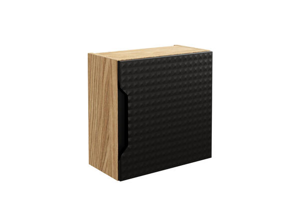 Overskap LUXOR  BLACK Qubik 35x35x19  m/1 dør