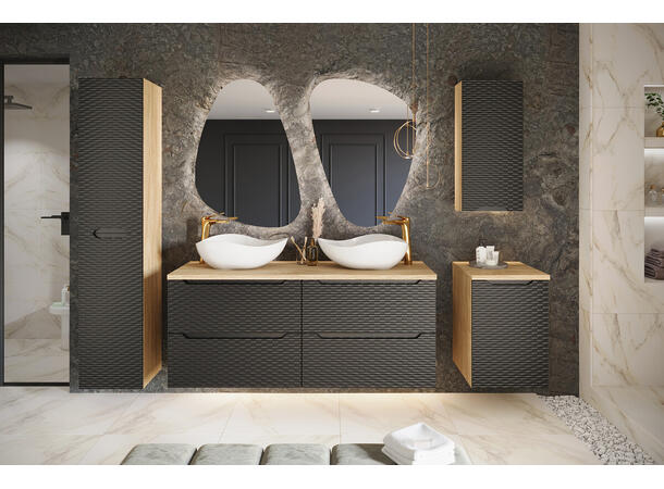 Overskap OCEAN BLACK   m/1 dør 35x19x75