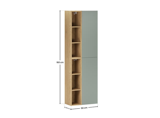 Overskap sett ASTER GREEN 50x26x160  m/1 dør