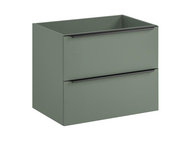 Servantskap SKOGSGRØNN  70 70x46x57 -  2 Skuffer - Sivgrønn