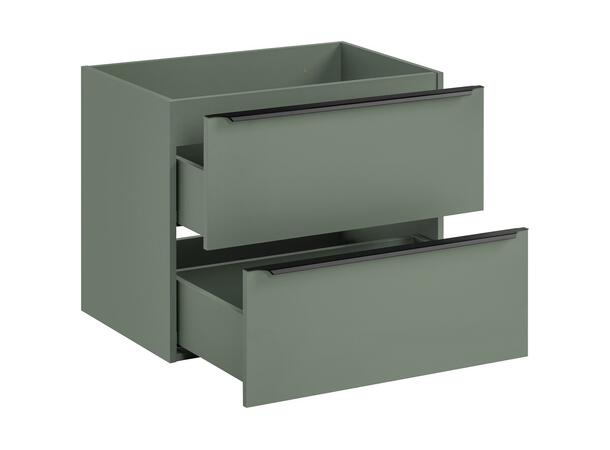 Servantskap SKOGSGRØNN  70 70x46x57 -  2 Skuffer - Sivgrønn