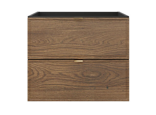 Servantskap TALIA CASELLA  60 cm 60x46x50 - 2 Skuffer Eik/Svart matt