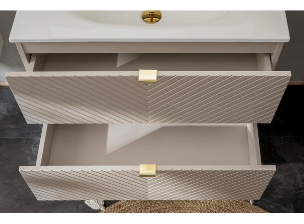 Servantskap VIVA CASHMERE  80 cm 80x39x57 - 2 Skuffer