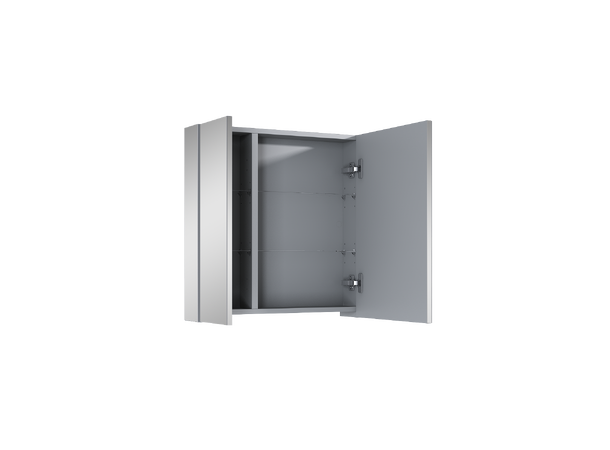 Speilskap 60 cm 60x62x13  - m/2 dører