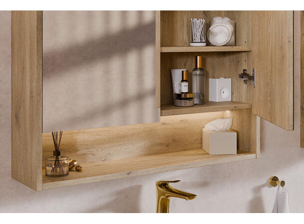 Speilskap CREMONA  60 60x77x19  m/2 dører