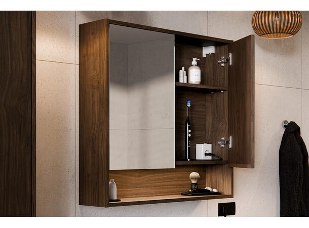 Speilskap VILLA  80 80x77x19  m/2 dører