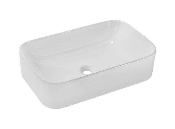 Toppmontert Servant KATI 60 WHITE 61x15x38 cm - Hvit