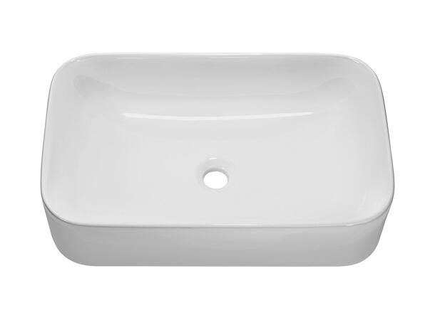 Toppmontert Servant KATI 60 WHITE 61x15x38 cm - Hvit